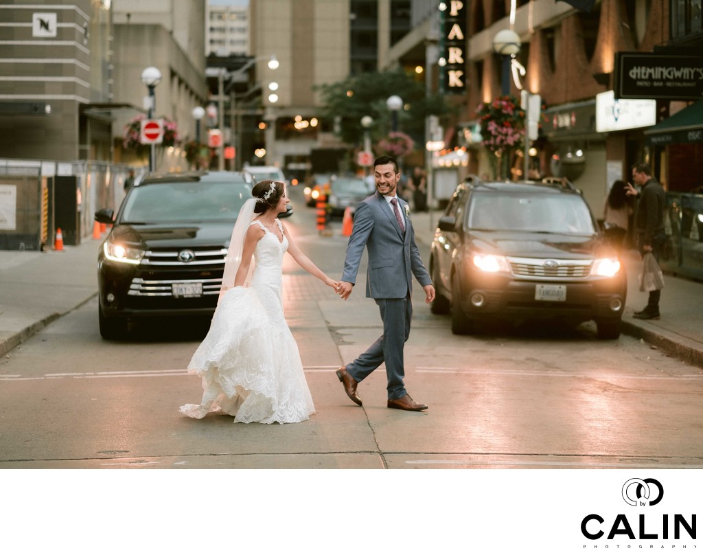 Newlyweds Cross Street