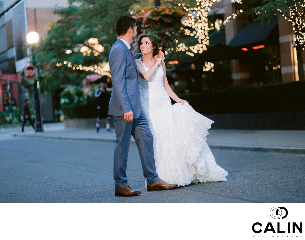 Newlyweds Dance in Yorkville