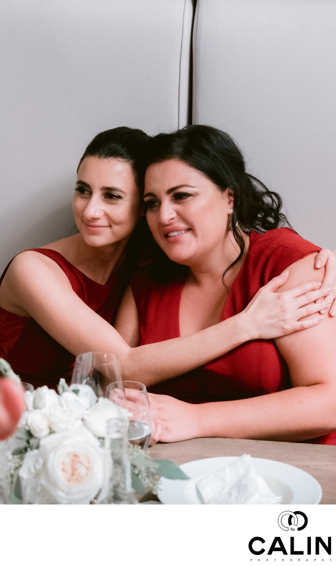 Bridesmaids Hug