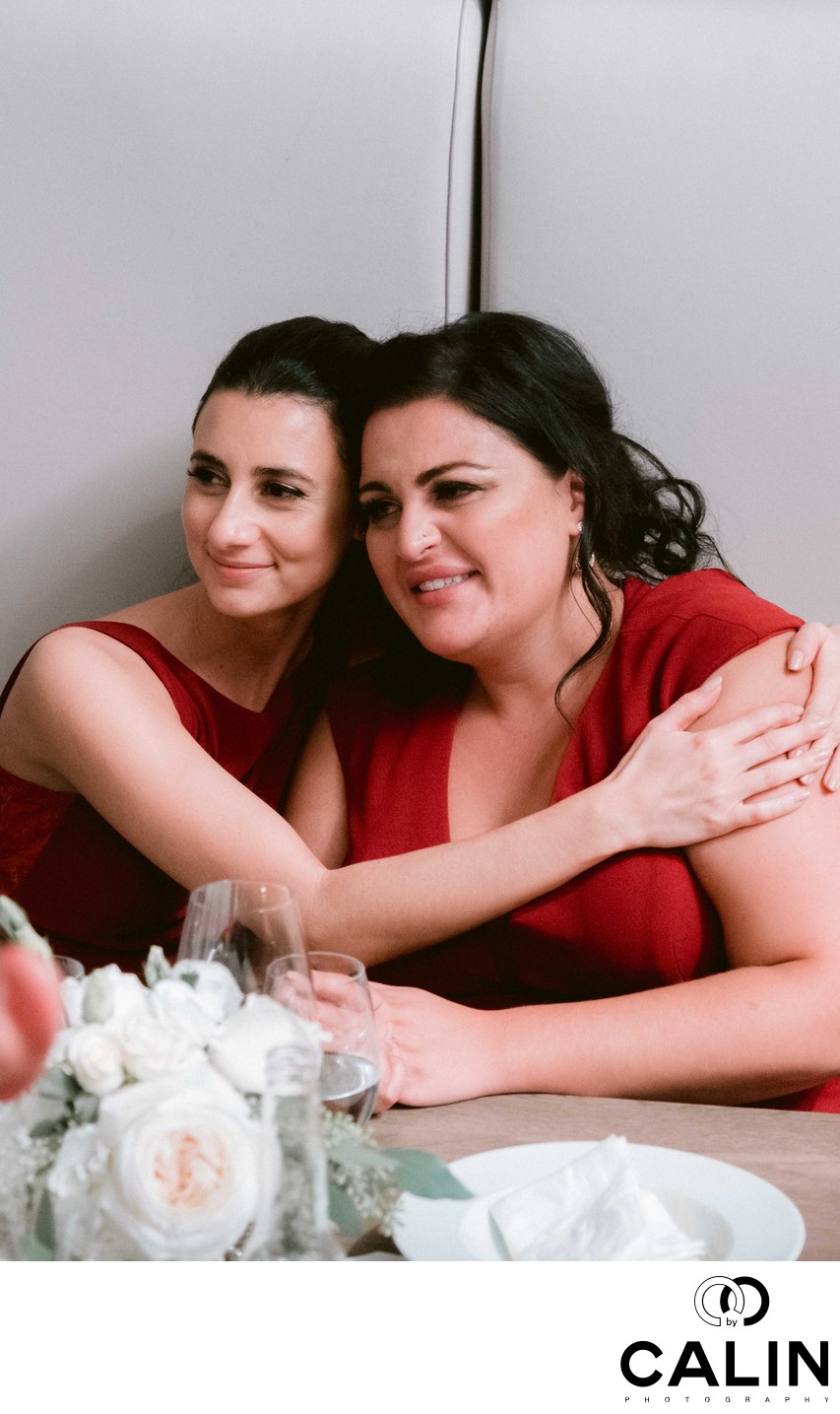 Bridesmaids Hug