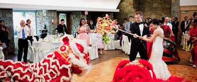Toronto Botanical Garden Wedding Dragon Dancers