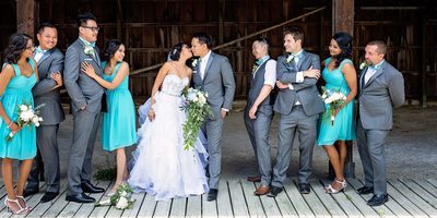 Bridal Party at Country Heritage Park Wedding