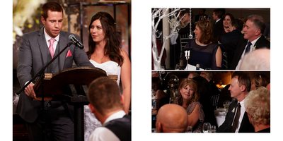 Newlyweds Speeches at Berkeley Church wedding