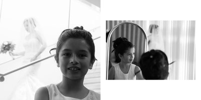 Bride Heading to her Toronto Botanical Garden Wedding Ceremony