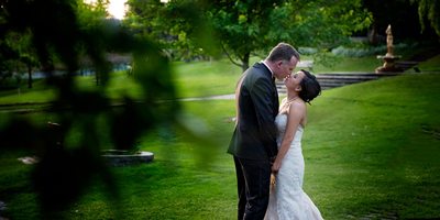 Romance at Toronto Botanical Garden Wedding