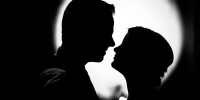 Toronto Botanical Garden Wedding Silhouettes 