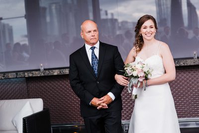 Processional at a Thompson Hotel Toronto Wedding