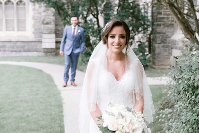 Bride and Groom Before First Look