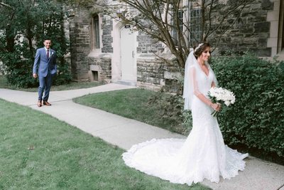 Bride and Groom Before First Look 2