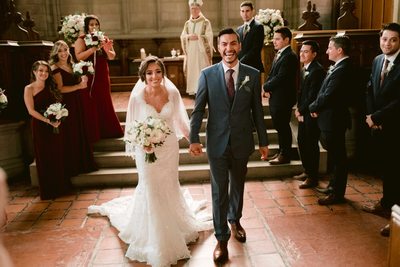 Newlyweds After Ceremony