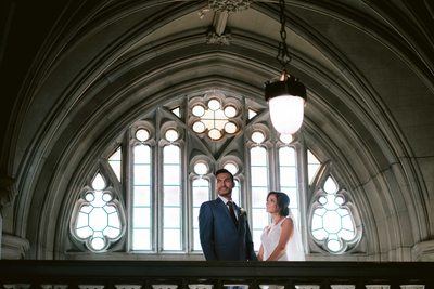 Newlyweds Look Away