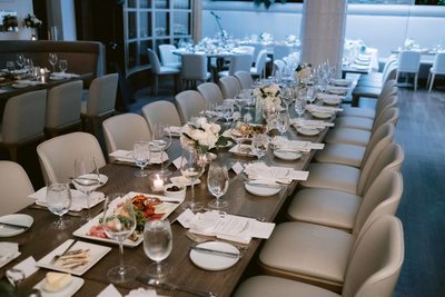 Table Setup at Sassafraz