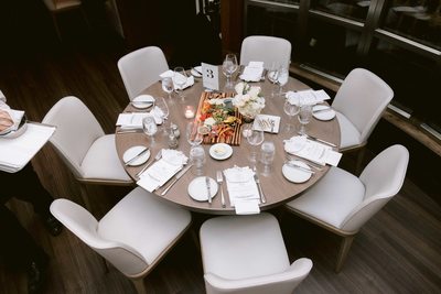 Guests Table at Sassafraz Wedding