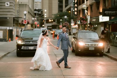 Newlyweds Cross Street