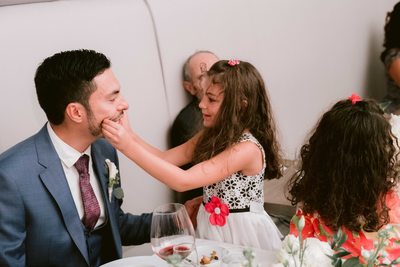 Groom and Flower Girl
