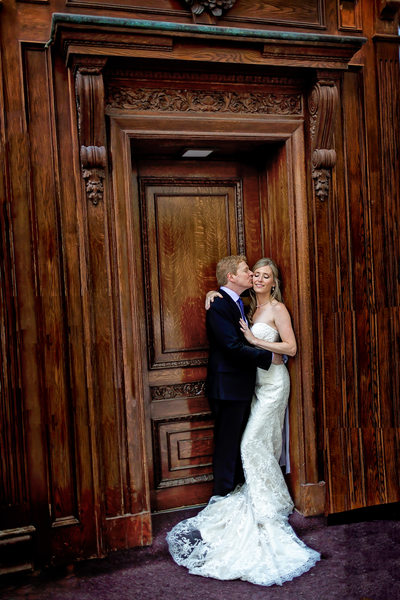 Bride and Groom Portrait at King Edward Hotel Wedding