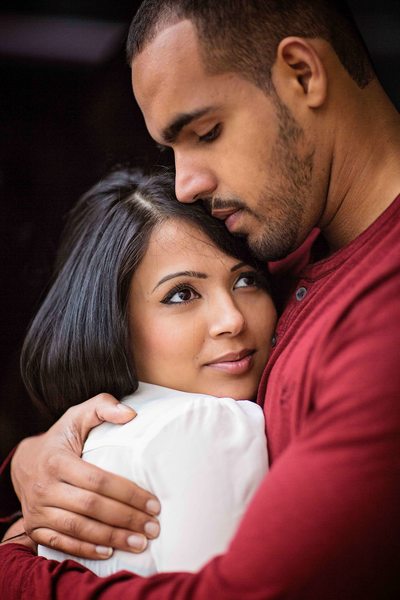 Engagement Photo of Indian Couple