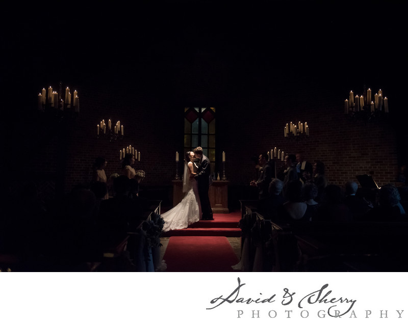 Candlelight Wedding Ceremony Old Mill Toronto