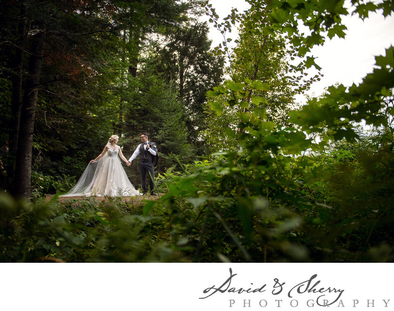 Muskoka Wedding Photographer | Styled Bride and Groom