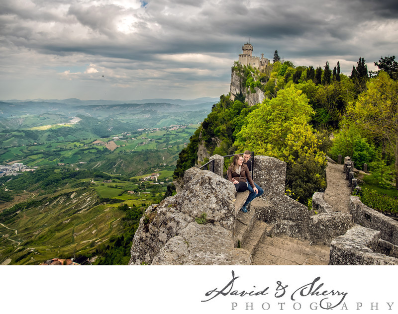 San Marino Pre-Wedding Engagement Photography