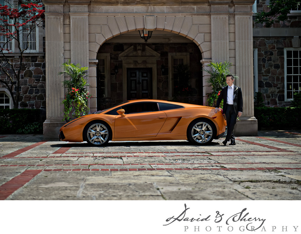 Toronto Luxury Car Rental Wedding Photos