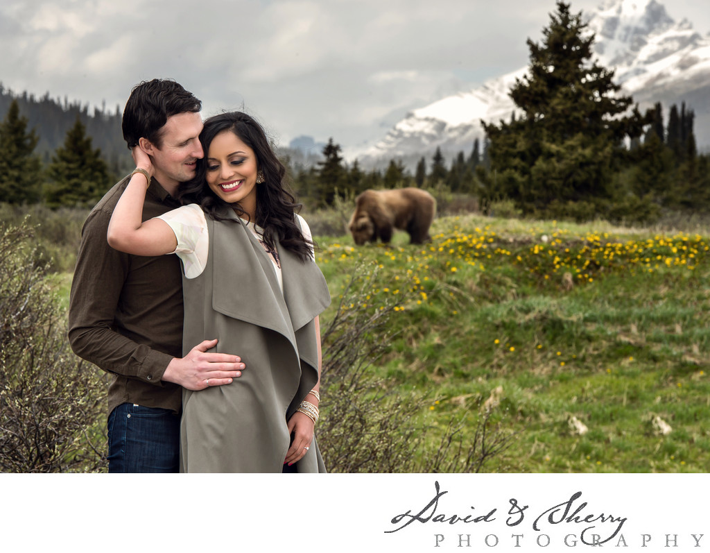 Engagement Photos in Banff National Park