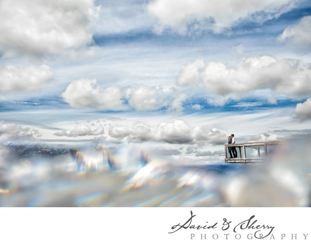 Sea to Sky Gondola Wedding Photos in the Clouds