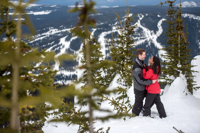 Engagement Photos at Sun Peaks Resort