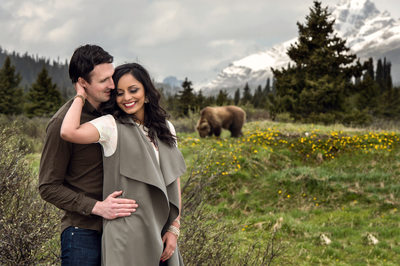 Engagement Photos in Banff National Park
