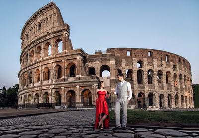 Colosseum Wedding Photography in Rome Italy