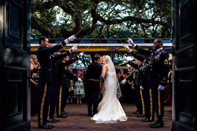 Military Wedding Photography In Savannah