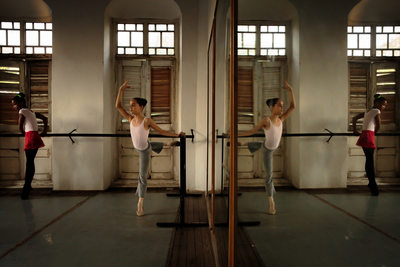 Laura Alonso Ballet Class Havana
