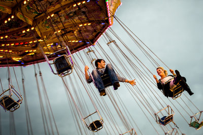 Engagement sesssion at the fair in South Carolina