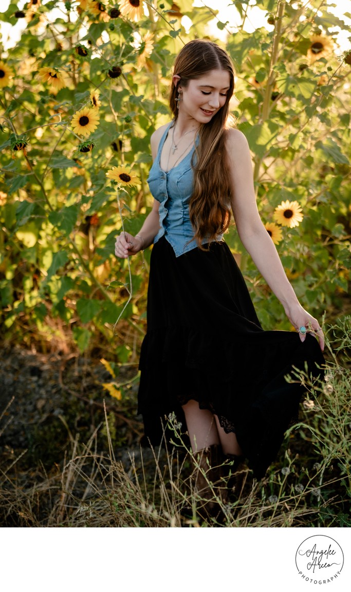 summer senior portraits