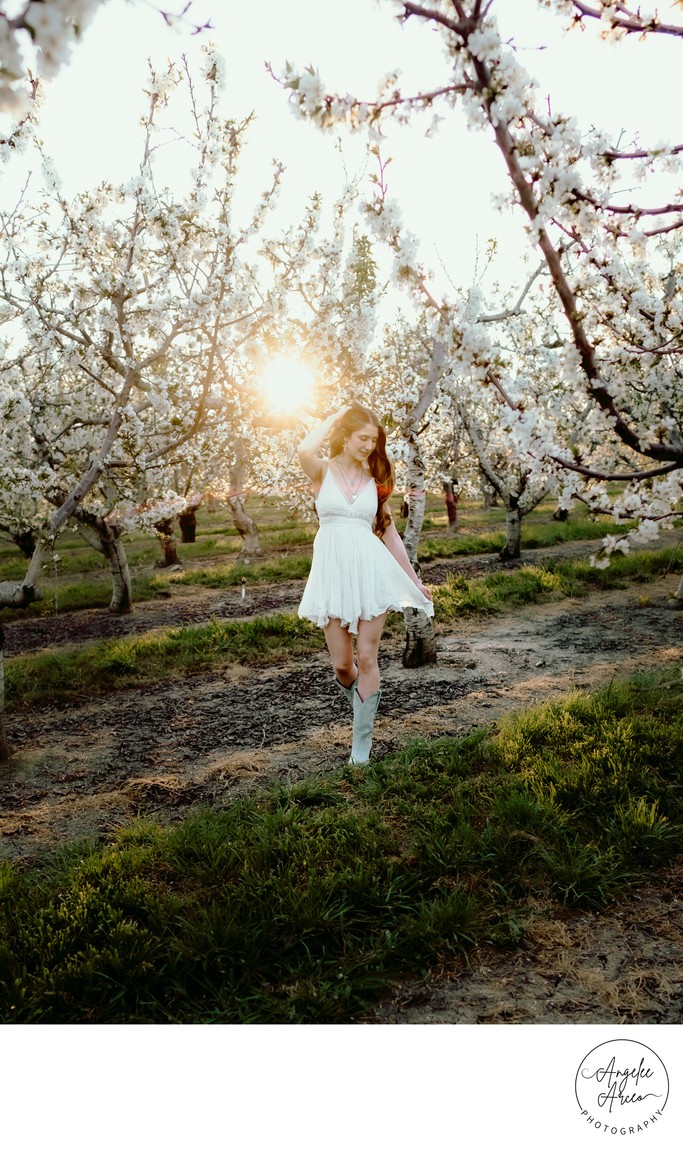 senior spring portraits