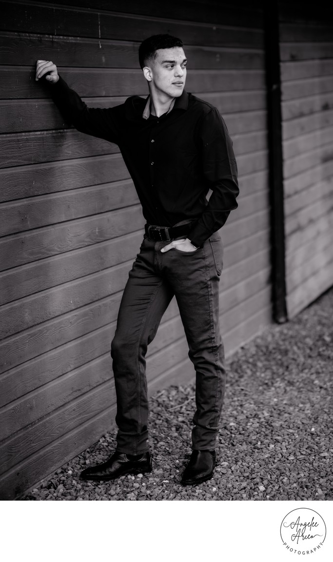 boy dressy senior portraits