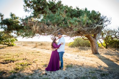half-moon bay engagement