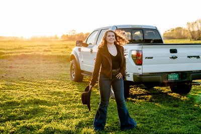 senior girl country portraits
