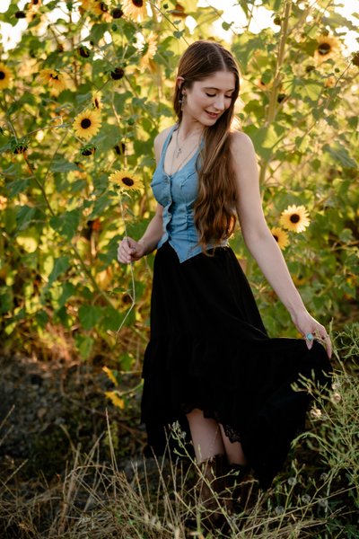 summer senior portraits