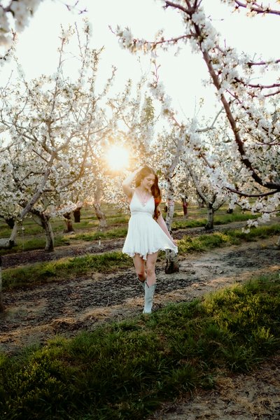 senior spring portraits