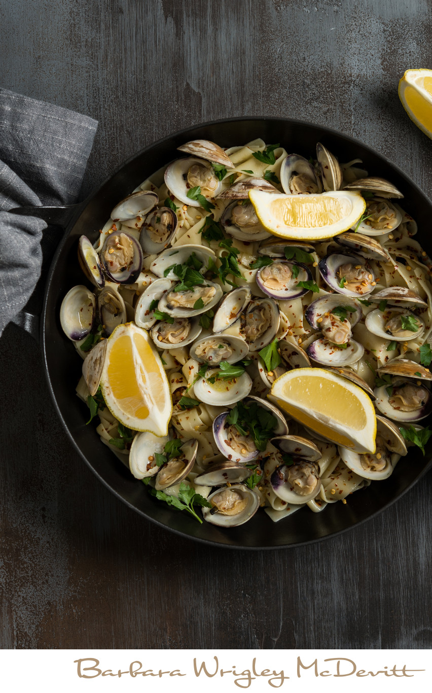 Baby Little Neck Clams with Linguini
