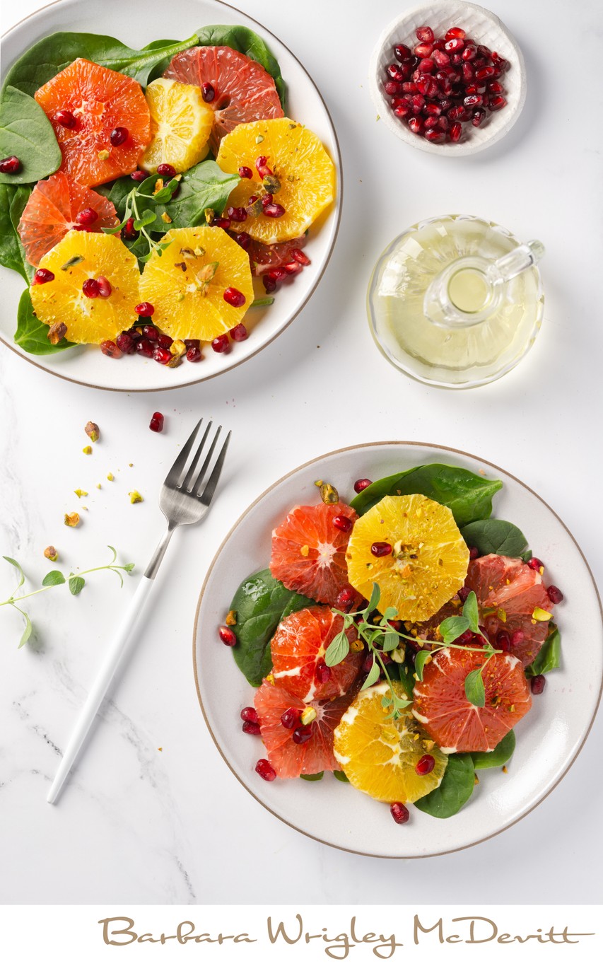 Citrus Salad with Pomegranates 