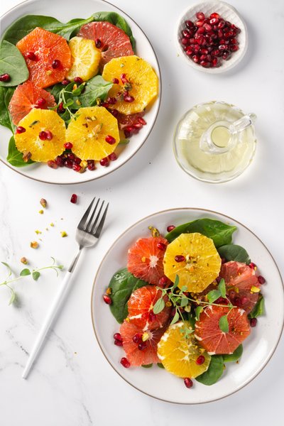 Citrus Salad with Pomegranates 