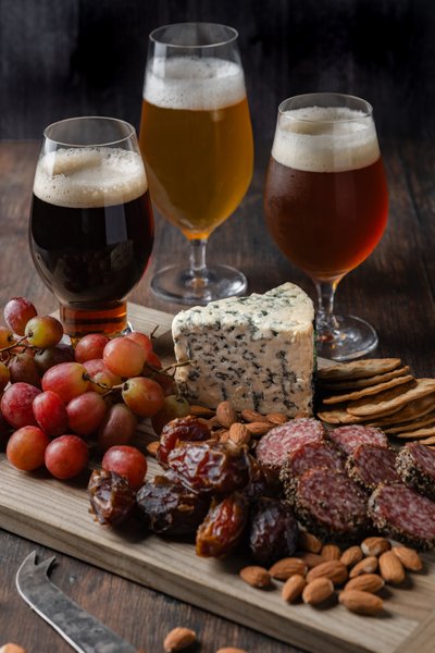 Three Beers with Charcuterie