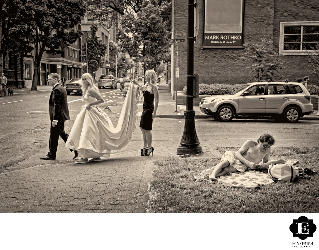 Portland Art Museum Wedding Photographer