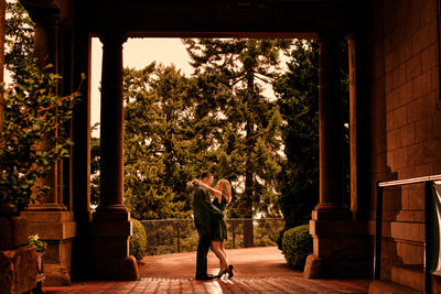 Pittock Mansion Engagement Picture