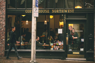 Portland Coffee Shop Engagement