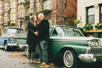 Pearl District Engagement Picture