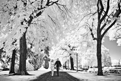 Artistic Infrared Portland Engagement Picture