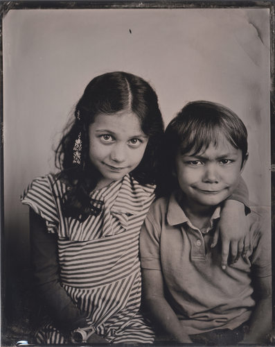 Portland Family Tintype Photography and Photographer